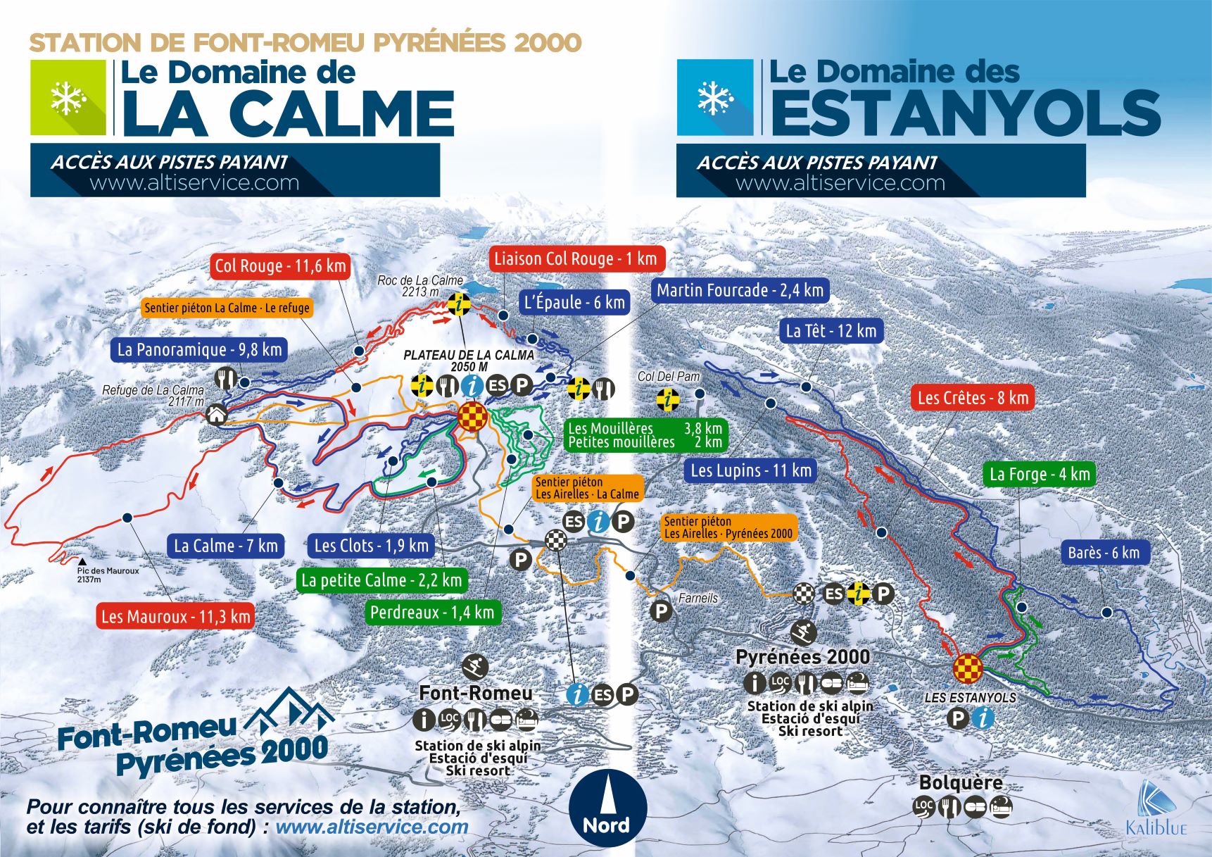 Plan des Pistes