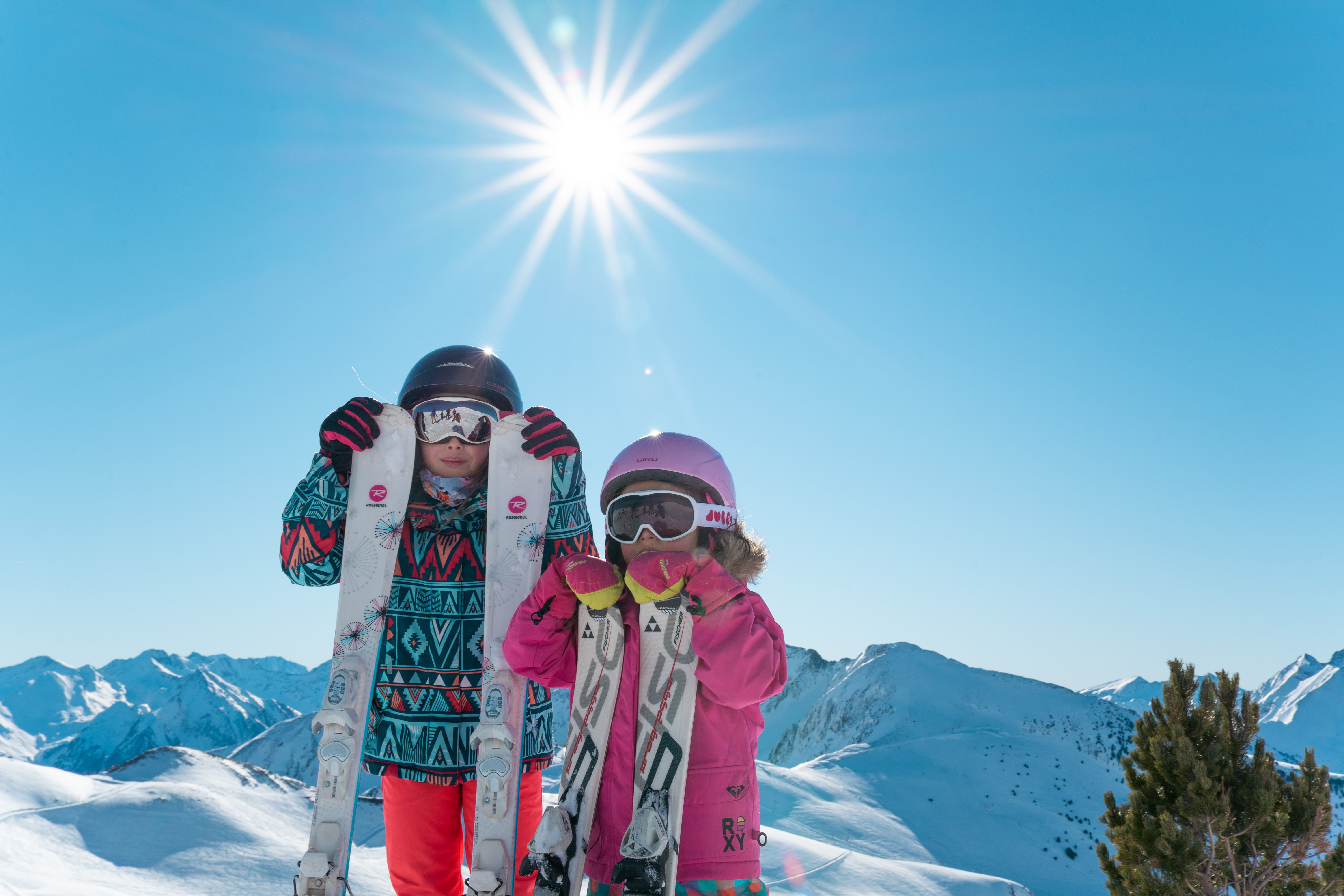 enfants au ski