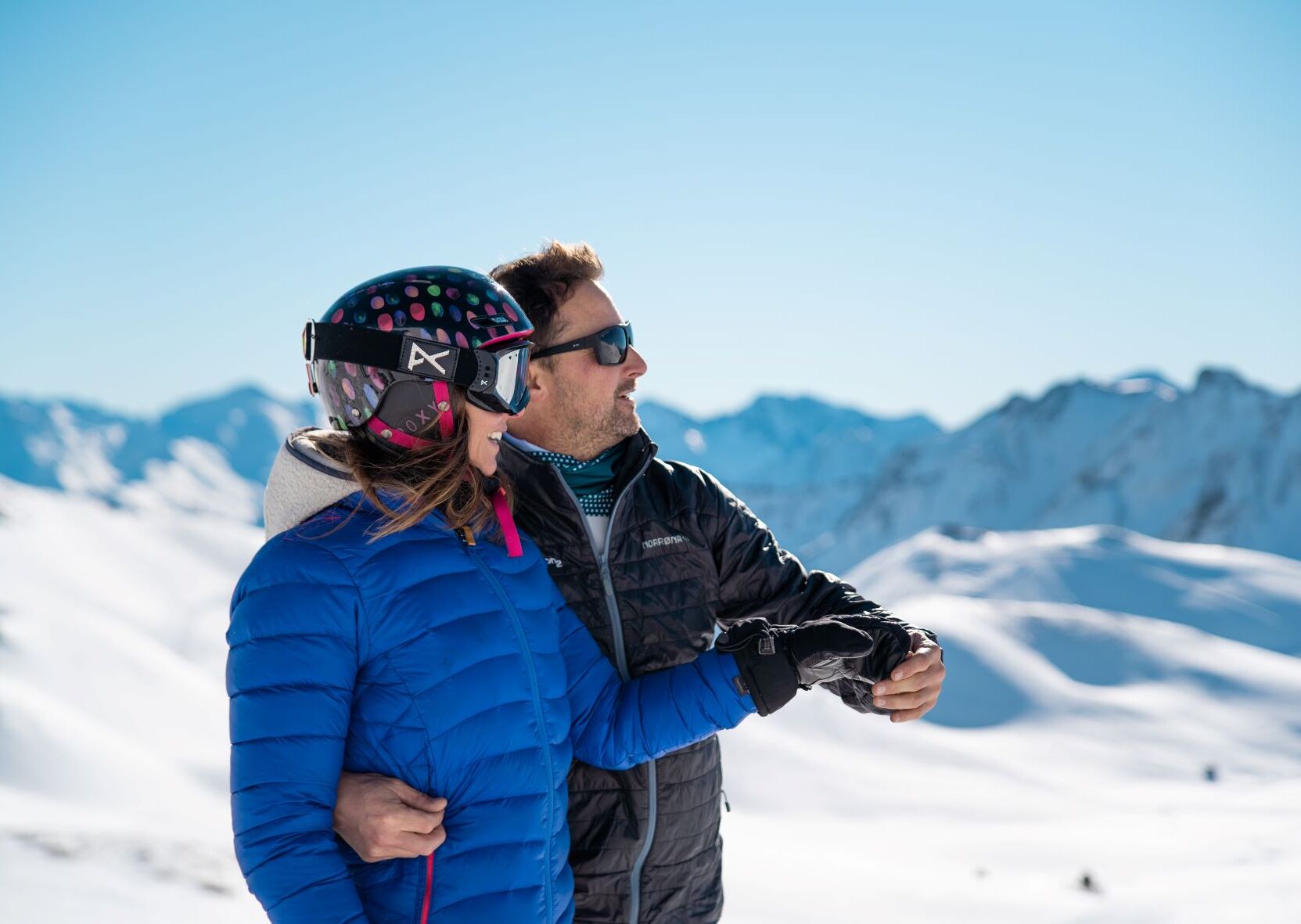 couple au ski