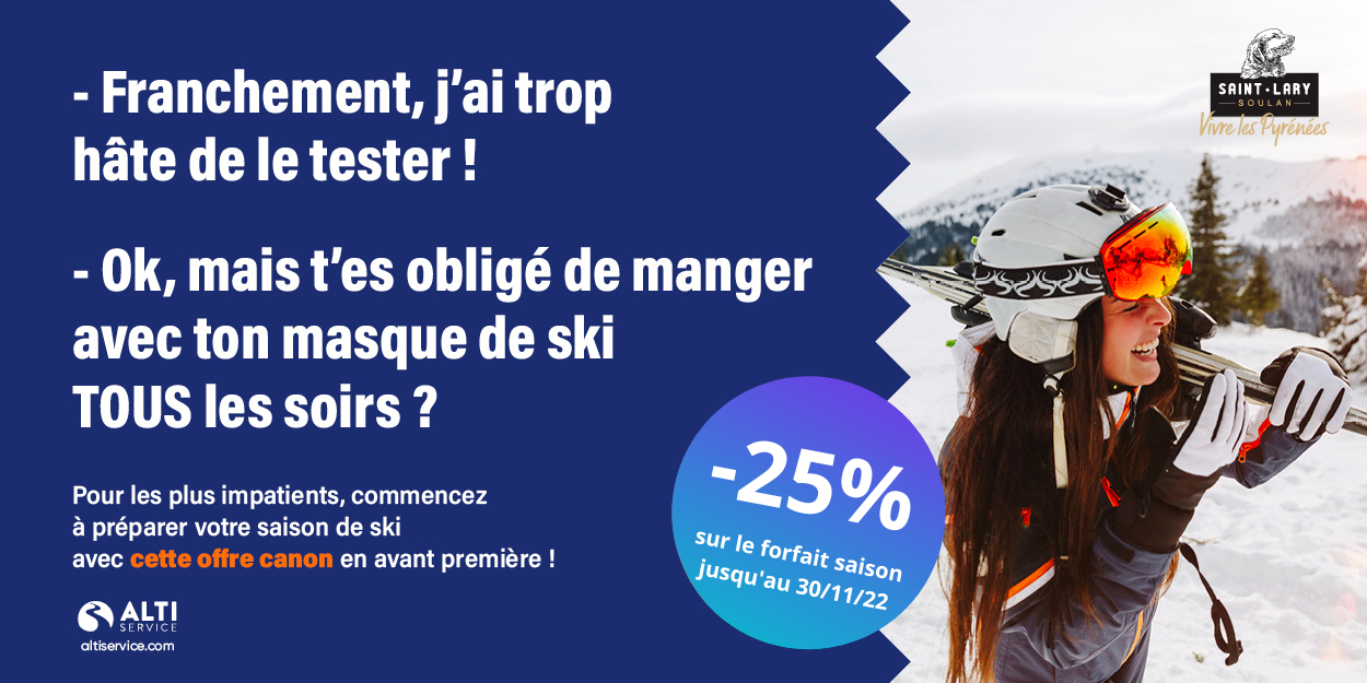 vente promo forfait saison Saint Lary