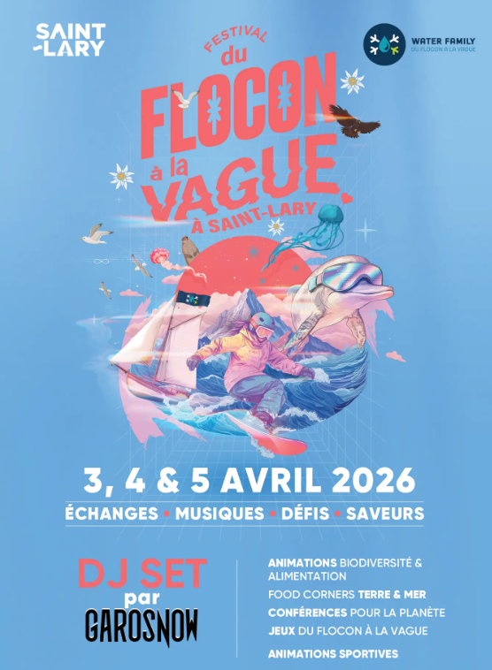 Affiche Festival du Flocon à la Vague