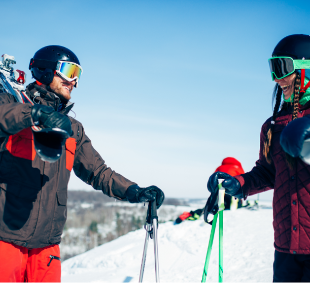 famille au ski