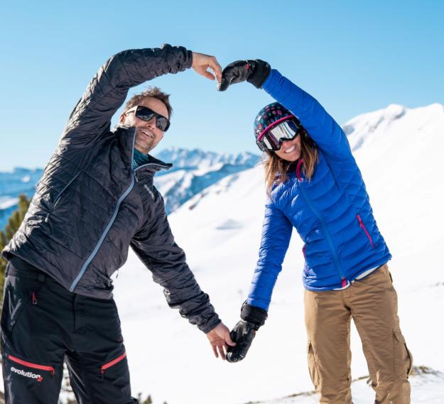 esquí en parella